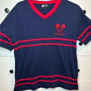 Disney Hong Kong Blue and Red Mickey Mouse Tee